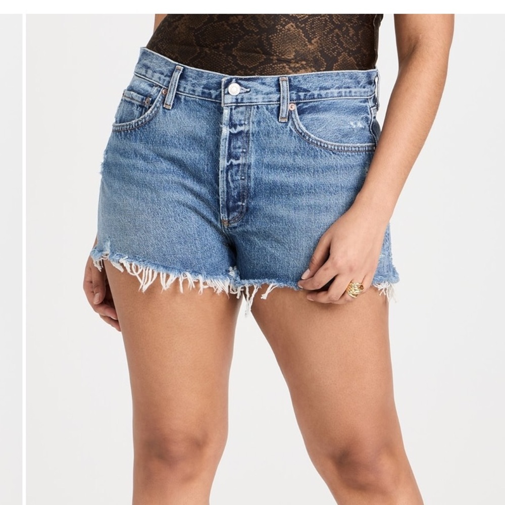 Agolde Parker Denim Shorts